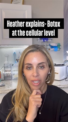 Do you know what Botox actually does at a cellular level? Knowing what it does helps to understand why it works better for some people, why we instruct people to do certain things post-injection, and what some people become resistant!! Follow to learn more! #botoxexplained #heatherexplains #medispaeducation | Atlantic Aesthetics Maine