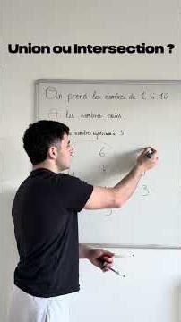 Union ou intersection ? #maths #baccalauréat #education #mathsteacher