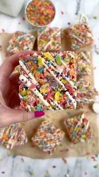 Fruity Pebble Marshmallow Treats Recipe
