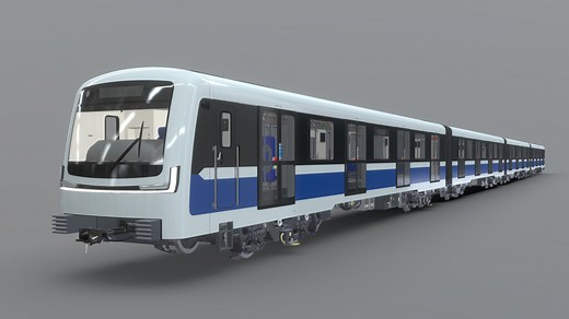 Subway Metro Train [Full Interior] - Buy Royalty Free 3D model by Voynaroveech