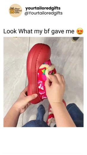 @yourtailoredgifts on Instagram: "When your boyfriend nails the gift game with cute shoes 👟💖—suddenly every step feels extra special. Stylish, comfy, and sprinkled with a little love, they’re more than just shoes—they’re a reminder that someone’s thinking of you with every stride. Walk, twirl, or dance—these shoes carry not just your feet, but all the warm fuzzy vibes too."