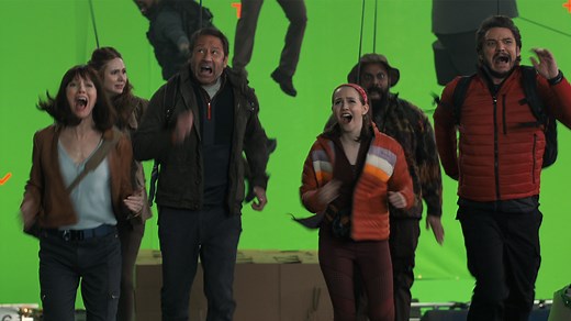 495K views · 12K reactions | Karen Gillan, Keegan-Michael Key, Leslie Mann, Iris Apatow, Pedro Pascal, David Duchovny, Maria Bakalova, Guz Khan and Fred Armisen star in Judd Apatow’s new comedy The Bubble. Premieres April 1 | Netflix | Facebook