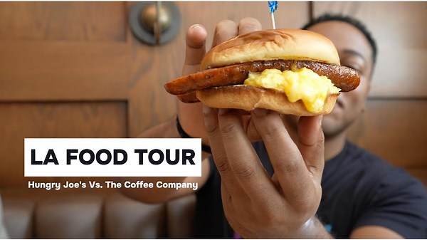 Los Angeles Food Tour | The Coffee Company Vs. Hungry Joe's | feat. How To LA