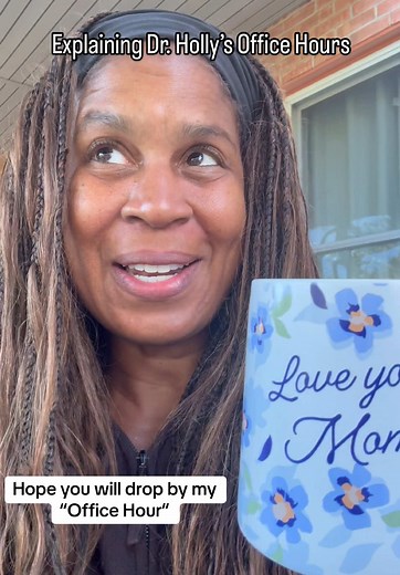 Join me for Dr. Holly’s Office Hours I have loved developing this series. It started on my IG stories and was a wonderful way to build a community. I have enjoyed getting to know people and also being able to offer reflections on a wide range of topics. I was asked to share some of the videos on my feed which I thought was a wonderful idea. So when you see these videos appear this is the context. I hope you will stop by Dr. Holly’s Office Hours. I try to offer an office hour each week. I post a