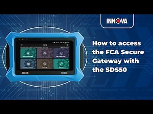 Innova SDS50 | How to access the FCA Secure Gateway