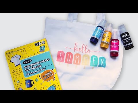 Hiipoo Sublimation Paper and Ink Review - Sublimation Tutorial - Hiipoo New Products! #sublimation