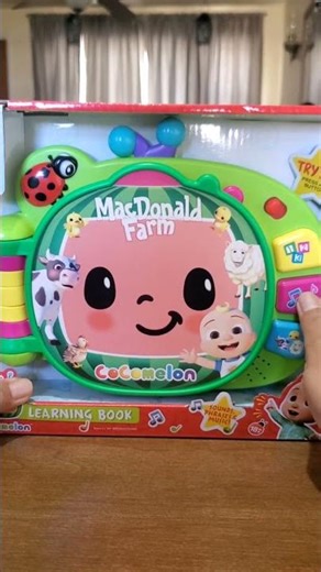 TRY ME! ASMR! COCOMELON LEARNING BOOK! #amazing #asmr #cocomelon #learning #toys #shorts #trending