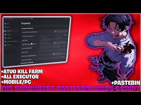 💀THE STRONGEST BATTLE GROUND SCRIPT / NO KEY / INSANE SETTINGS : FLY , NO HIT, HELICOPTER HELICOPTER