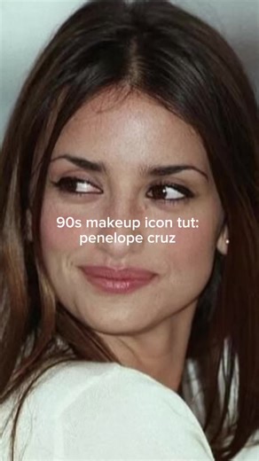 90s makeup icon tut: penelope cruz products used: @Clinique even better makeup, @YSL Beauty touche ecalt brightener, @MERIT Beauty flush balm in post modern, @Neutrogena hydro boost powder, @Saie radiant blush in ciao, @NYX Professional Makeup brow glue, @Club Clio eyeshadow palette in mute library, @Wonderskin Beauty eyeliner in black, @kevynaucoin mascara, @Rom&nd US matte lip liner in plum burgundy, Clinique chubby stick in fuller fig #penelopecruz #penelopecruzmakeup #90smakeup #90s #makeupt