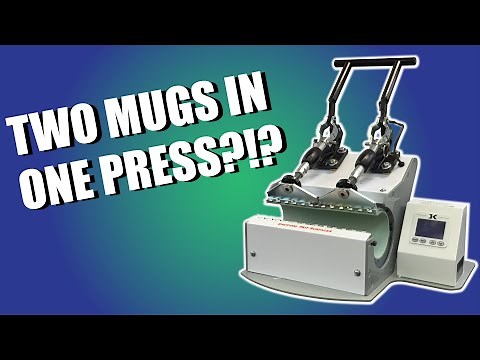 Geo Knight Digital Double Mug Press
