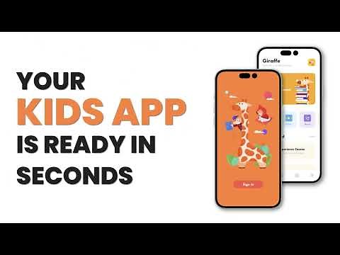 Create Fun & Educational Apps for Kids using Appy Pie's No-Code Kids App Builder!