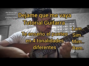 Let Me Go GUITAR TUTORIAL | Fingerpicking in 4 different keys