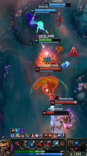 Diff team🤣 #leagueoflegends