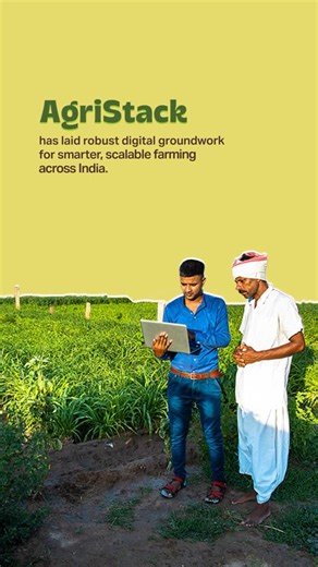 Gates Foundation India on Instagram: "Agri Stack is a digital platform that centralizes and connects farmer data. With interoperability at its core, it enables key stakeholders to plan, prioritize, and deliver services where they’re needed most. For farmers, it enables streamlined access to credit, crop insurance, government schemes, and faster approvals, all linked to their unique digital identity. #NextGenKrishi - Pioneering. Connected. Transformative. #Agriculture #Progress #Farming"