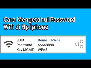 How to Find Out Your Wifi Password on an iPhone