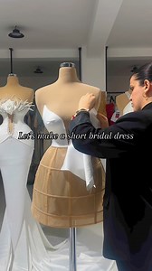 Would you like a short bridal dress ? 👰‍♀️ #couturegowns2024 #fashioncouture2024 #moda #fashion #blinifashionhouse? | Blini Fashion House