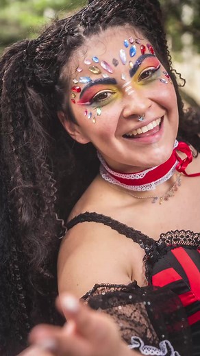 Colorful Costumes at a Vibrant Public Parade