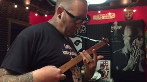 THE CANJO: Some friends of mine made this instrument and left it at the studio. I'm gonna use it to create some dirty twangy theme song stuff for video that I'm working on. I love how it sounds but if you play it, you need to be stoked on the the "twang intonation" - i.e whatever sound it gives you that's what you get. Personally, I love this thing. Tons of character. | Soul Effective Productions