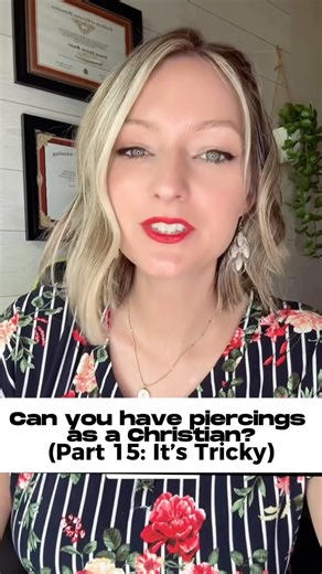 9.4K views · 320 reactions | Can you have piercings as a Christian? #piercing #piercings #jewelry #canyou #qa #itstricky #bibleseries #scripture #biblelesson #LifeAdvice #answers #fyp #biblical | Kayla Gabbard | Facebook