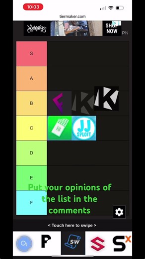 ROBLOX EXPLOITS TIER LIST