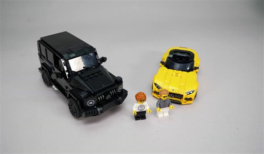乐高 Speed Champions 梅赛德斯 Mercedes-AMG G63 & SL63 （76924）深入评测