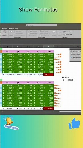 How to show formulas in Excel ~ why formulas not working in Excel?