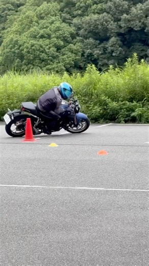 CB250Rマッドブルーでモトジムカーナ2026年7月in藍那