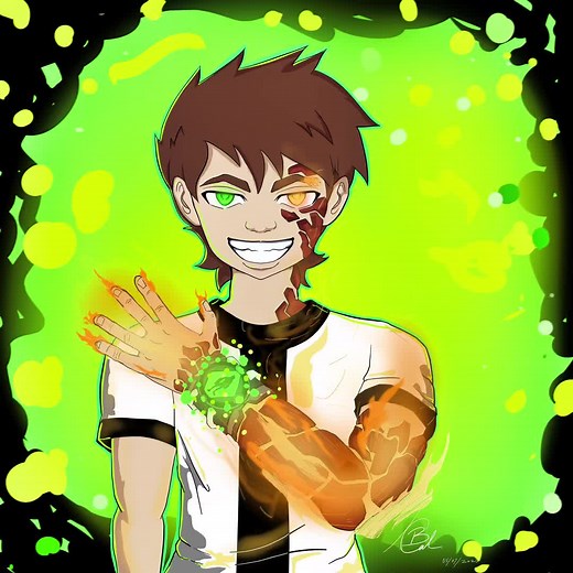 Ben 10 Fan Art: Transforming Heatblast with Procreate