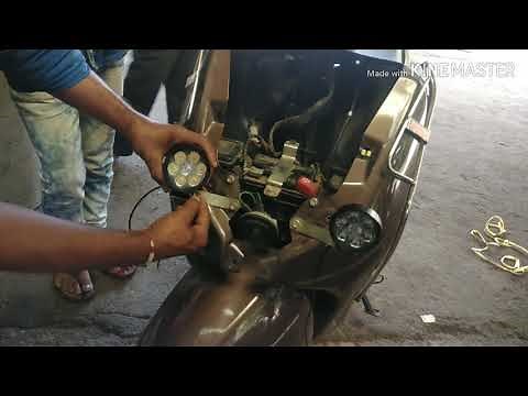 How to install LED lights || For all scooters and bikes