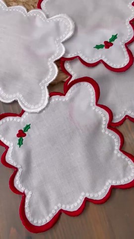 Cocktail Napkin Embroidery, Machine Embroidery Design, French Knot Napkin in the Hoop Embroidery (digital Download) - Etsy