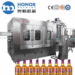 [Hot Item] Automatic Glass Bottle Liquor Alcohol Vodka Wine Bottling Machine
