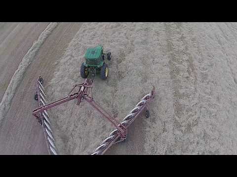 🚜💨 Hay Baling Round Bales in Texas 🚁 Drone View