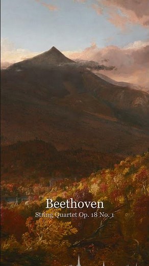 Beethoven - String Quartet Op. 18 No. 1 #Shorts #ClassicalMusic #studymusic