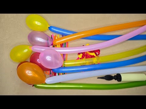 Oddly Satisfying Balloon Knots & Popping | ASMR