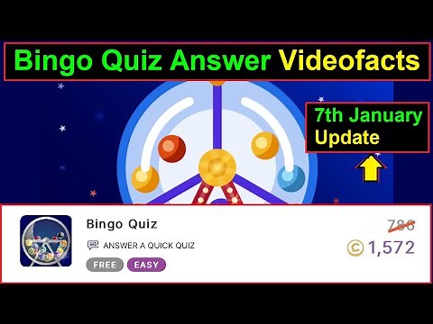 Simple Bingo Quiz Answer | bingo quiz answer | videofacts