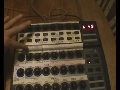 How to setup a Behringer BCR2000 to control the MicroKorg parameters (Part 2 of 2)