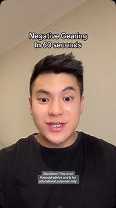 9.4K views · 347 reactions | Negative Gearing explained in simple terms in under 60 seconds Disclaimer: This video is for informational purposes only and should not be taken as financial advice. Please consult a qualified financial advisor for guidance tailored to your specific circumstances. | Wealth By Michael | Facebook