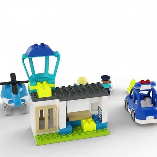 LEGO® DUPLO® Stadt 10959 - Polizeistation mit Hubschrauber