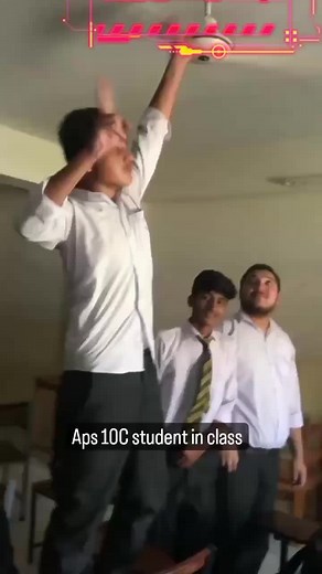 Classroom Experiment with Students Reaching for the Ceiling