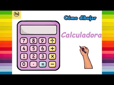 Cómo dibujar una calculadora de dibujos animados