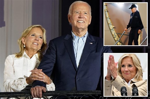 Jill Biden shows support with heart emoji for husband Joe after dropping out of race