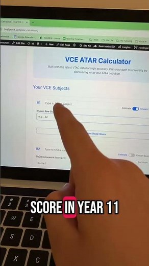 The best free VCE ATAR calcualtor #vce #vcescaling #atarcalculator #vceenglish #vceexams #vcesac