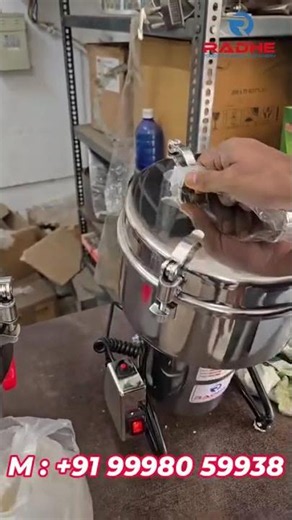 Fresh Haldi Powder in Minutes! 💛 Dry Turmeric Grinding Machine — Full Demo