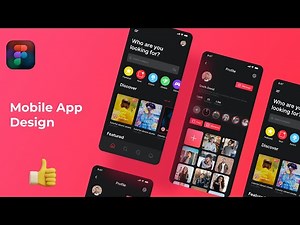 Mobile App UI UX Design with Prototype Tutorial