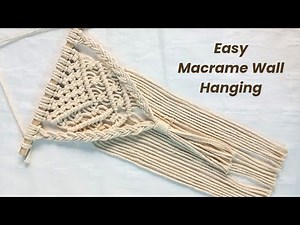 Macrame Wall Hanging 2025 | DIY Macrame | Macrame Wall Hanging Tutorial | Macrame Mini Wall Hanging