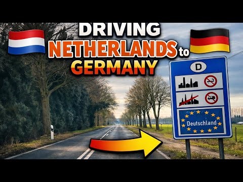 Driving Through the Dutch & German Countryside 🇳🇱🇩🇪 | Border Crossing from Beek POV