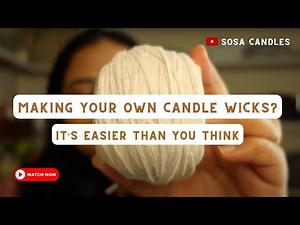 Best Wicks For Candle Making | How to Make Candle Wick at Home Easy #candles #candlemakingathome