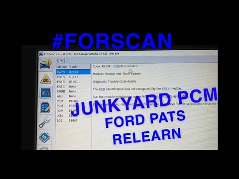 Ford PATS reprogramming , Crown vic , Forscan #shorts