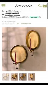 13K views · 334 reactions | See the full written tutorial for these DIY sconces here! https://www.therurallegend.com/post/the-look-for-less-brass-wall-sconce. #thriftedandstyled #diyhomedecor #homeonabudget | The Rural Legend | Facebook