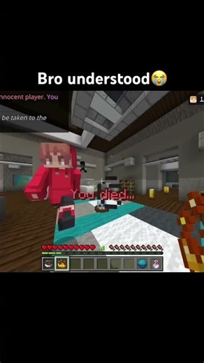 Bro understood😭 #minecraft #murdermystery #shorts